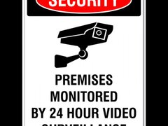 Video Surveillance Sign